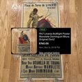 Sold: 1947 Linares bullfight poster