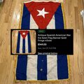 Sold: Spanish-American War sewn flag banner