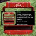 Sold: 1930s Kellogg's cereal store display rack