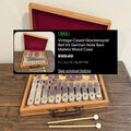 Sold: vintage cased glockenspiel bell kit with German note bars and mallets