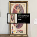 Sold: vintage Pabst beer poster, framed Art Nouveau style lady bar decor sign