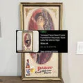 Sold: vintage Pabst beer poster, framed Art Nouveau style lady bar decor sign