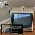 Sold: vintage 1986 Zenith C0920A 9-inch color portable CRT TV, tested working