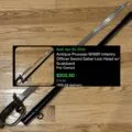 Sold: antique Prussian M1889 infantry officer sword saber, lion head pommel, with scabbard