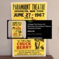 Sold: vintage The Doors Jim Morrison Chuck Berry tribune showprint concert poster