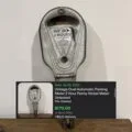 Sold: vintage dual automatic parking meter, 2 hour penny nickel meter, untested