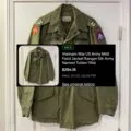 Sold: Vietnam War US Army M65 field jacket, Ranger 5th Army, named Tutten, 1966