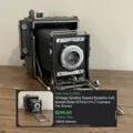 Sold: vintage Graflex Speed Graphic 4x5 camera with Kodak Ektar 127mm f/4.7 lens