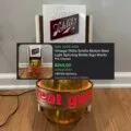Sold: vintage 1960s Schlitz motion beer light, spinning bottle sign, works